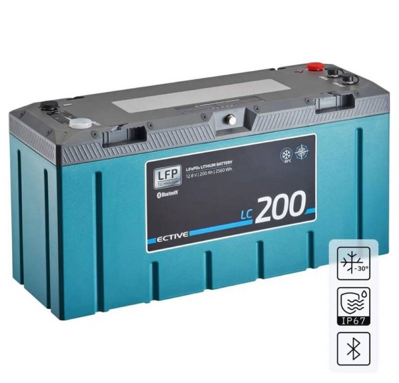 ECTIVE ECTIVE LC 200 Marine LT IP67 LiFePO4 Lithium Versorgungsbatterie Batterie von ECTIVE