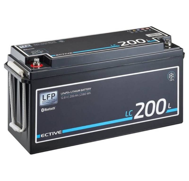 ECTIVE ECTIVE LC 200L LT 12V LiFePO4 Lithium Versorgungsbatterie 200 Ah Batterie von ECTIVE