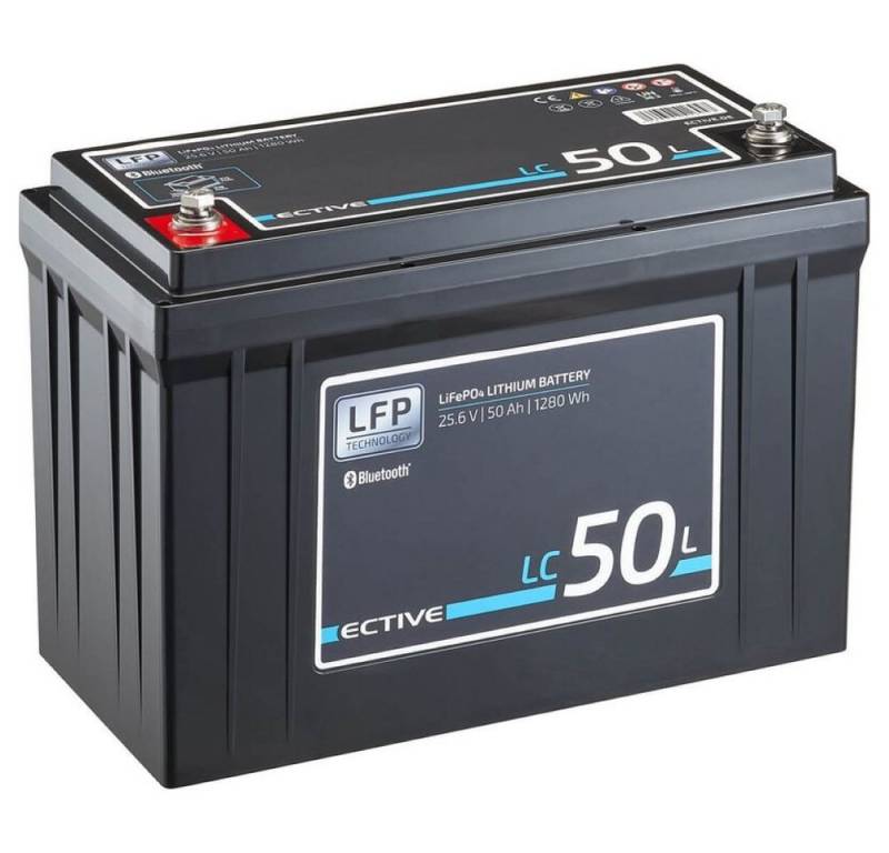 ECTIVE ECTIVE LC 50L BT 24V LiFePO4 Lithium Versorgungsbatterie 50 Ah Batterie von ECTIVE