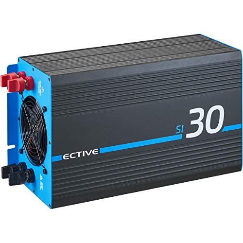 ECTIVE Reiner Sinus Wechselrichter SI30-3000W, 24V auf 230V, USB, Überlastschutz, Überhitzungsschutz, Aluminiumgehäuse - DC/AC Spannungswandler, Umwandler, Stromwandler für Haushaltsgeräten ECTIVE Reiner Sinus Wechselrichter SI30-3000W, 24V auf 230V, USB, Überlastschutz, Überhitzungsschutz, Aluminiumgehäuse - DC/AC Spannungswandler, Umwandler, Stromwandler für Haushaltsgeräten von ECTIVE