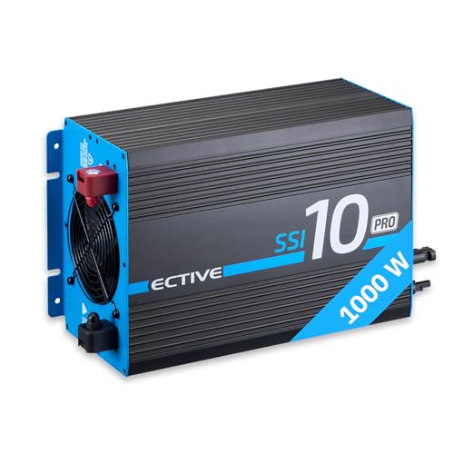 ECTIVE - Wechselrichter 12V auf 230V SSI PRO 10-1000W Reine Sinuswelle - Spannungswandler DC/AC mit USB, Überlast- & Überhitzungsschutz, NSV & USV, MPPT-Solarladeregler & 20A Batterieladefunktion ECTIVE - Wechselrichter 12V auf 230V SSI PRO 10-1000W Reine Sinuswelle - Spannungswandler DC/AC mit USB, Überlast- & Überhitzungsschutz, NSV & USV, MPPT-Solarladeregler & 20A Batterieladefunktion von ECTIVE