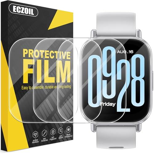 ECZOIL 4 Stück Schutzglas Schutzfolie für Xiaomi Redmi Watch 5 Active,High Definition Displayschutz 9H Härte Schutzglas ECZOIL 4 Stück Schutzglas Schutzfolie für Xiaomi Redmi Watch 5 Active,High Definition Displayschutz 9H Härte Schutzglas von ECZOIL