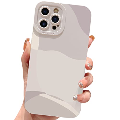 ECZOIL Kompatibel mit iPhone 13 Pro Hülle 6,1 Zoll,Cute Aesthetic Kunst Malerei Mädchen Süße Handyhülle Ultra dünne Weich TPU Kameraschutz Phone Case for iPhone 13 Pro for Women Girl-Weiß von ECZOIL