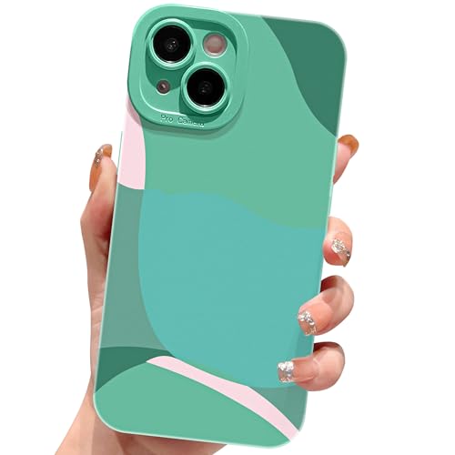ECZOIL Kompatibel mit iPhone 15 Plus Hülle 6,7 Zoll,Cute Aesthetic Kunst Malerei Mädchen Süße Handyhülle Ultra dünne Weich TPU Kameraschutz Phone Case for iPhone 15 Plus for Women Girl-Grün ECZOIL Kompatibel mit iPhone 15 Plus Hülle 6,7 Zoll,Cute Aesthetic Kunst Malerei Mädchen Süße Handyhülle Ultra dünne Weich TPU Kameraschutz Phone Case for iPhone 15 Plus for Women Girl-Grün von ECZOIL