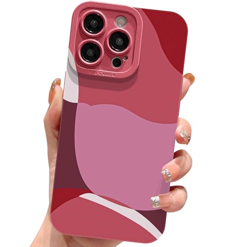 ECZOIL Kompatibel mit iPhone 15 Pro Hülle 6,1 Zoll,Cute Aesthetic Kunst Malerei Mädchen Süße Handyhülle Ultra dünne Weich TPU Kameraschutz Phone Case for iPhone 15 Pro for Women Girl-Weinrot ECZOIL Kompatibel mit iPhone 15 Pro Hülle 6,1 Zoll,Cute Aesthetic Kunst Malerei Mädchen Süße Handyhülle Ultra dünne Weich TPU Kameraschutz Phone Case for iPhone 15 Pro for Women Girl-Weinrot von ECZOIL