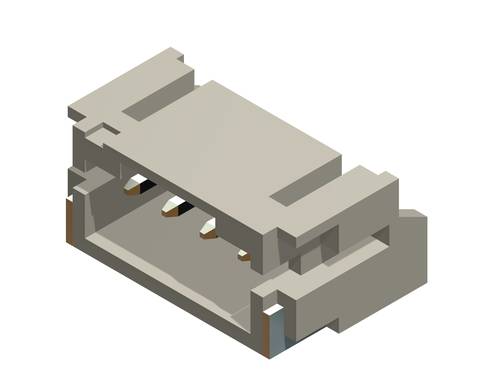 EDAC Stiftgehäuse-Platine Polzahl Gesamt 4 Rastermaß: 2mm 140-504-417-060 von EDAC