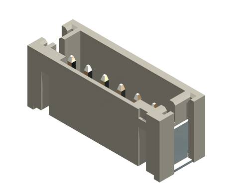 EDAC Stiftgehäuse-Platine Polzahl Gesamt 6 Rastermaß: 2mm 140-506-417-011 von EDAC