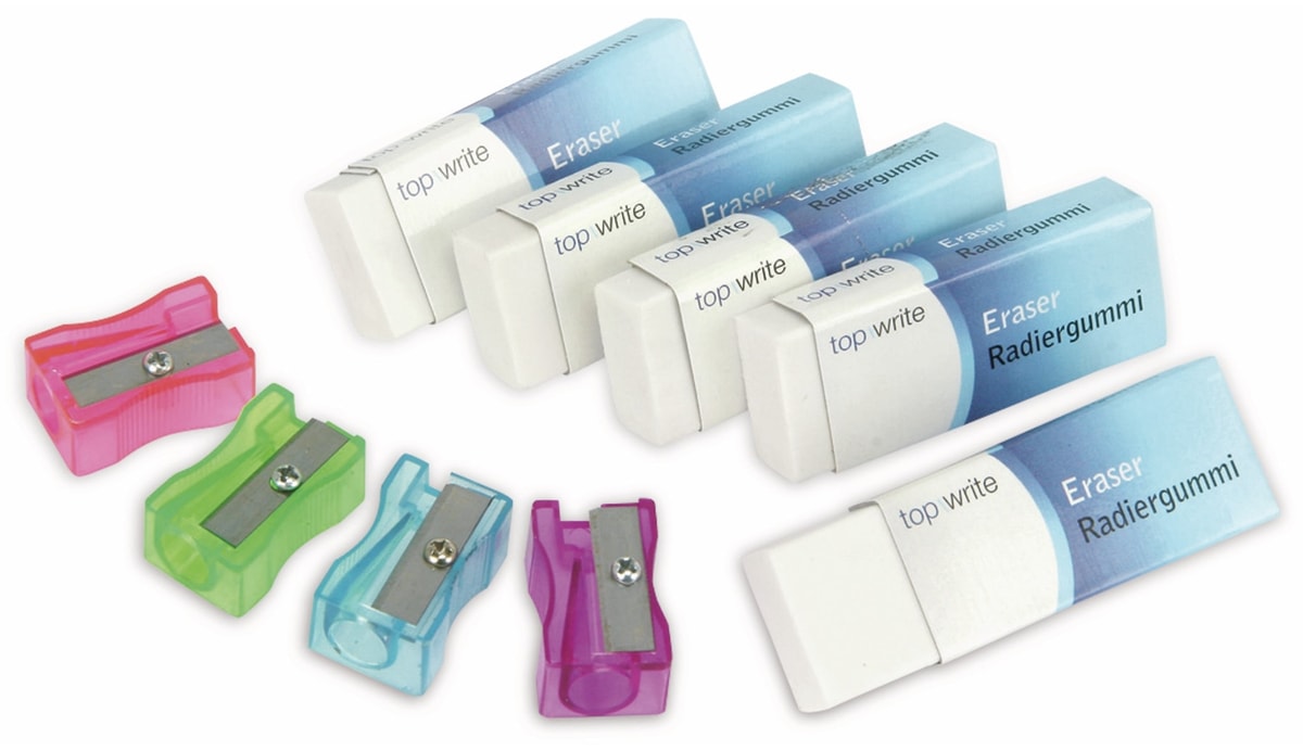 Radiergummi/Spitzer-Set Radiergummi/Spitzer-Set von EDCO Eindhoven