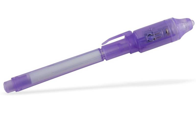Unsichtbarer Stift, sichtbar unter UV-Licht von EDCO Eindhoven