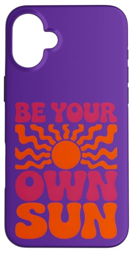 BE YOUR OWN SUN, Retro-Stil 1 — Spaß für Fans Hülle für iPhone 16 Plus BE YOUR OWN SUN, Retro-Stil 1 — Spaß für Fans Hülle für iPhone 16 Plus von EDDArt