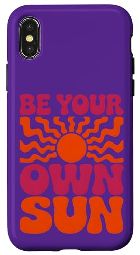 BE YOUR OWN SUN, Retro-Stil 1 — Spaß für Fans Hülle für iPhone X/XS BE YOUR OWN SUN, Retro-Stil 1 — Spaß für Fans Hülle für iPhone X/XS von EDDArt