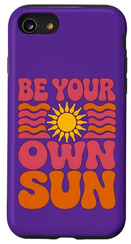 BE YOUR OWN SUN im Retro-Stil 2 — Spaß für Fans Hülle für iPhone SE (2020) / 7 / 8 von EDDArt