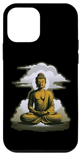 Buddha meditiert vor Wolken 2 - Fan Fun Hülle für iPhone 12 mini von EDDArt