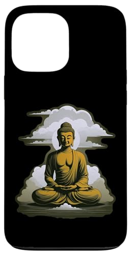 Buddha meditiert vor Wolken 2 - Fan Fun Hülle für iPhone 13 Pro Max Buddha meditiert vor Wolken 2 - Fan Fun Hülle für iPhone 13 Pro Max von EDDArt