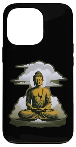 Buddha meditiert vor Wolken 2 - Fan Fun Hülle für iPhone 13 Pro Buddha meditiert vor Wolken 2 - Fan Fun Hülle für iPhone 13 Pro von EDDArt