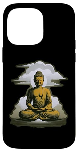 Buddha meditiert vor Wolken 2 - Fan Fun Hülle für iPhone 14 Pro Max Buddha meditiert vor Wolken 2 - Fan Fun Hülle für iPhone 14 Pro Max von EDDArt