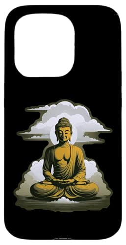 Buddha meditiert vor Wolken 2 - Fan Fun Hülle für iPhone 15 Pro Buddha meditiert vor Wolken 2 - Fan Fun Hülle für iPhone 15 Pro von EDDArt