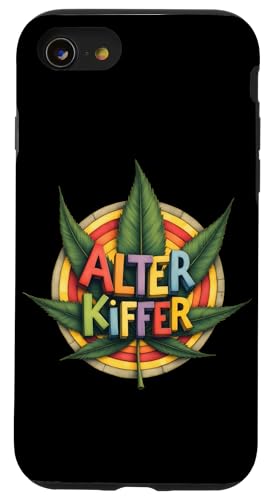 Cannabis Blatt - Alter Kiffer 1 - Fan Fun Hülle für iPhone SE (2020) / 7 / 8 von EDDArt