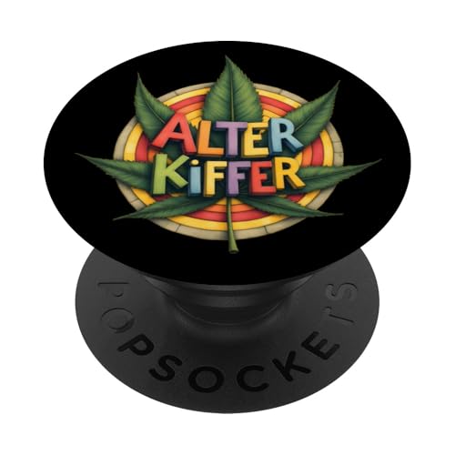 Cannabis Blatt - Alter Kiffer 1 - Fan Fun PopSockets Klebender PopGrip Cannabis Blatt - Alter Kiffer 1 - Fan Fun PopSockets Klebender PopGrip von EDDArt