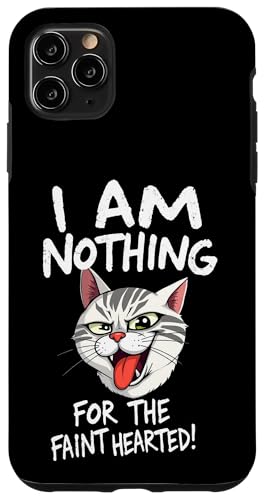Crazy Cat - FÜR SCHWACHE NERVEN 1 - Fan Fun Hülle für iPhone 11 Pro Max Crazy Cat - FÜR SCHWACHE NERVEN 1 - Fan Fun Hülle für iPhone 11 Pro Max von EDDArt