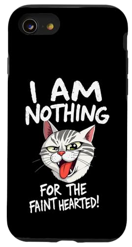 Crazy Cat - FÜR SCHWACHE NERVEN 1 - Fan Fun Hülle für iPhone SE (2020) / 7 / 8 von EDDArt