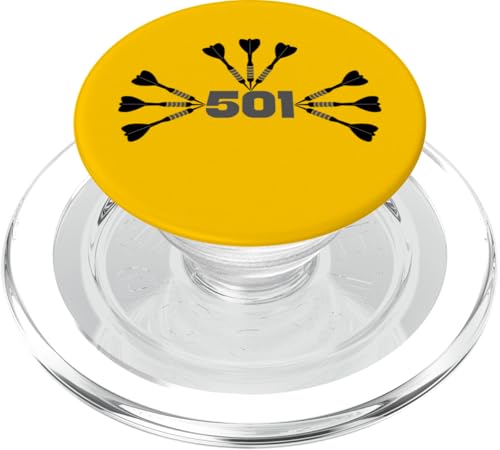 Darts Sports 501 - 9 Darts für ein perfektes Match 1 - Fan Fun PopSockets PopGrip für MagSafe von EDDArt