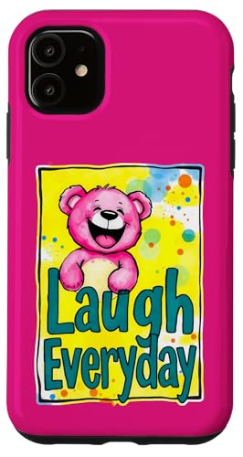 Ein süßer Teddybär - Laugh Everyday 1 - Fan Fun Hülle für iPhone 11 Ein süßer Teddybär - Laugh Everyday 1 - Fan Fun Hülle für iPhone 11 von EDDArt
