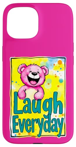 Ein süßer Teddybär - Laugh Everyday 1 - Fan Fun Hülle für iPhone 15 Ein süßer Teddybär - Laugh Everyday 1 - Fan Fun Hülle für iPhone 15 von EDDArt