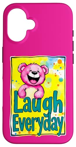 Ein süßer Teddybär - Laugh Everyday 1 - Fan Fun Hülle für iPhone 16 Ein süßer Teddybär - Laugh Everyday 1 - Fan Fun Hülle für iPhone 16 von EDDArt
