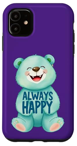 Ein süßer Teddybär ist immer glücklich 1 – Fan Fun Hülle für iPhone 11 Ein süßer Teddybär ist immer glücklich 1 – Fan Fun Hülle für iPhone 11 von EDDArt