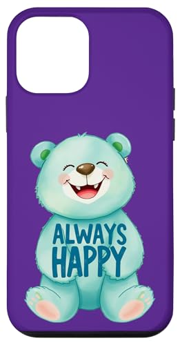 Ein süßer Teddybär ist immer glücklich 1 – Fan Fun Hülle für iPhone 12 mini von EDDArt