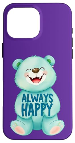 Ein süßer Teddybär ist immer glücklich 1 – Fan Fun Hülle für iPhone 16 Pro Max Ein süßer Teddybär ist immer glücklich 1 – Fan Fun Hülle für iPhone 16 Pro Max von EDDArt