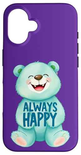 Ein süßer Teddybär ist immer glücklich 1 – Fan Fun Hülle für iPhone 16 Ein süßer Teddybär ist immer glücklich 1 – Fan Fun Hülle für iPhone 16 von EDDArt