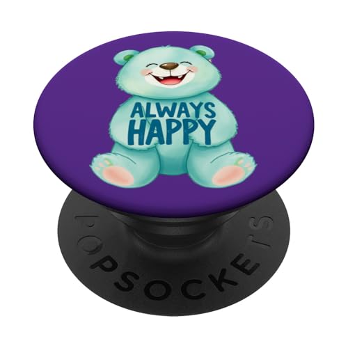 Ein süßer Teddybär ist immer glücklich 1 – Fan Fun PopSockets Klebender PopGrip Ein süßer Teddybär ist immer glücklich 1 – Fan Fun PopSockets Klebender PopGrip von EDDArt