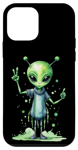 Fearful Alien Comes in Peace - Fanspaß Hülle für iPhone 12 mini von EDDArt