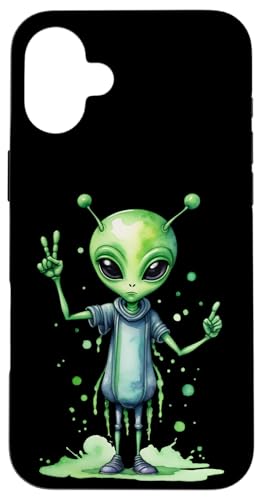 Fearful Alien Comes in Peace - Fanspaß Hülle für iPhone 16 Plus Fearful Alien Comes in Peace - Fanspaß Hülle für iPhone 16 Plus von EDDArt