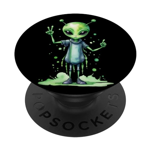 Fearful Alien Comes in Peace - Fanspaß PopSockets Klebender PopGrip Fearful Alien Comes in Peace - Fanspaß PopSockets Klebender PopGrip von EDDArt