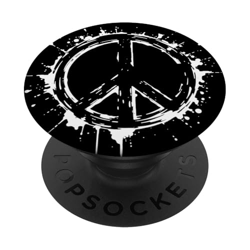 Friedenssymbol mit Spritzern 2 - Fan Fun PopSockets Klebender PopGrip Friedenssymbol mit Spritzern 2 - Fan Fun PopSockets Klebender PopGrip von EDDArt