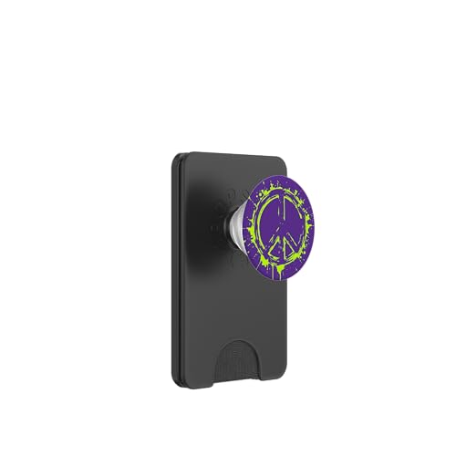 Friedenssymbol mit Spritzern 4 - Fan Fun PopSockets PopWallet für MagSafe von EDDArt
