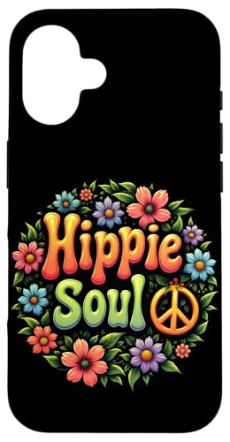 HIPPIE SOUL Flower Power Art 1 - Spaß für Fans Hülle für iPhone 16 HIPPIE SOUL Flower Power Art 1 - Spaß für Fans Hülle für iPhone 16 von EDDArt