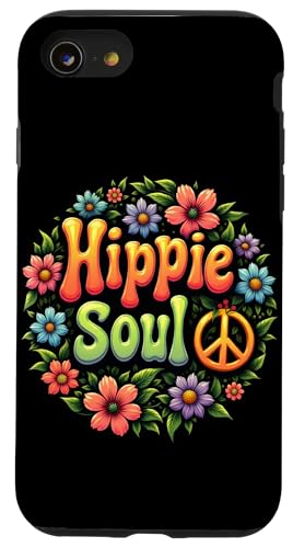 HIPPIE SOUL Flower Power Art 1 - Spaß für Fans Hülle für iPhone SE (2020) / 7 / 8 von EDDArt