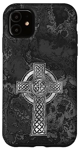 Hülle für iPhone 11 Old Celtic Cross Gothic Symbol - Stein Stil 2 - Fan Fun Hülle für iPhone 11 Old Celtic Cross Gothic Symbol - Stein Stil 2 - Fan Fun von EDDArt
