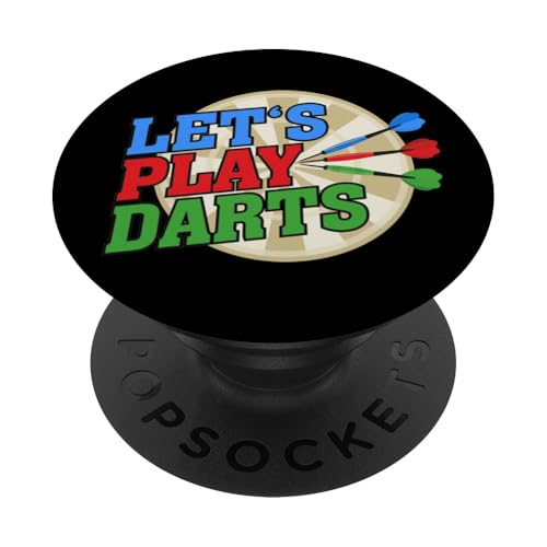 Let's play Darts - 3 Darts Dartscheibe 1 - Fan Fun PopSockets Klebender PopGrip Let's play Darts - 3 Darts Dartscheibe 1 - Fan Fun PopSockets Klebender PopGrip von EDDArt