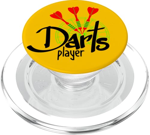 Sportausrüstung – 3 Dartpfeile – Dartspieler 1 PopSockets PopGrip für MagSafe von EDDArt