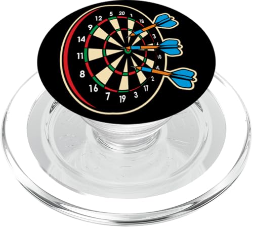 Sportausrüstung - Dartscheibe mit 3 Dartpfeilen 1 - Fan Fun PopSockets PopGrip für MagSafe von EDDArt