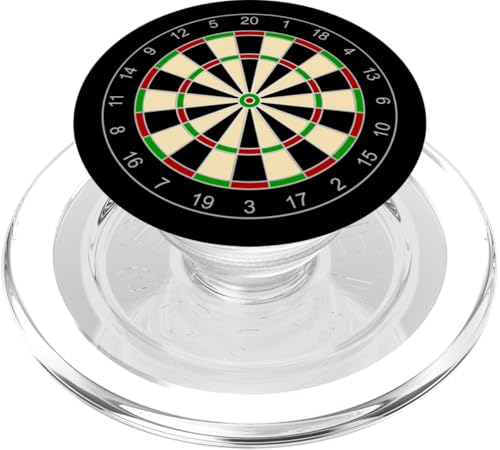 Sportausrüstung - Farbige Dartscheibe 1 - Fan Fun PopSockets PopGrip für MagSafe von EDDArt