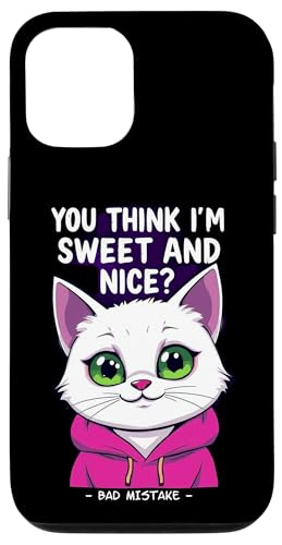 Süße weiße Katze – Sweet Bad Fehler 1 – Fan Fun Hülle für iPhone 12/12 Pro Süße weiße Katze – Sweet Bad Fehler 1 – Fan Fun Hülle für iPhone 12/12 Pro von EDDArt