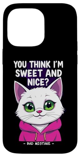Süße weiße Katze – Sweet Bad Fehler 1 – Fan Fun Hülle für iPhone 14 Pro Max Süße weiße Katze – Sweet Bad Fehler 1 – Fan Fun Hülle für iPhone 14 Pro Max von EDDArt