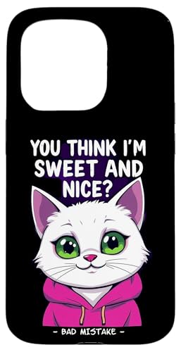 Süße weiße Katze – Sweet Bad Fehler 1 – Fan Fun Hülle für iPhone 15 Pro Süße weiße Katze – Sweet Bad Fehler 1 – Fan Fun Hülle für iPhone 15 Pro von EDDArt