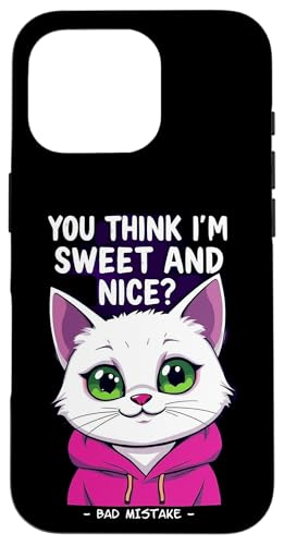 Süße weiße Katze – Sweet Bad Fehler 1 – Fan Fun Hülle für iPhone 16 Pro Süße weiße Katze – Sweet Bad Fehler 1 – Fan Fun Hülle für iPhone 16 Pro von EDDArt